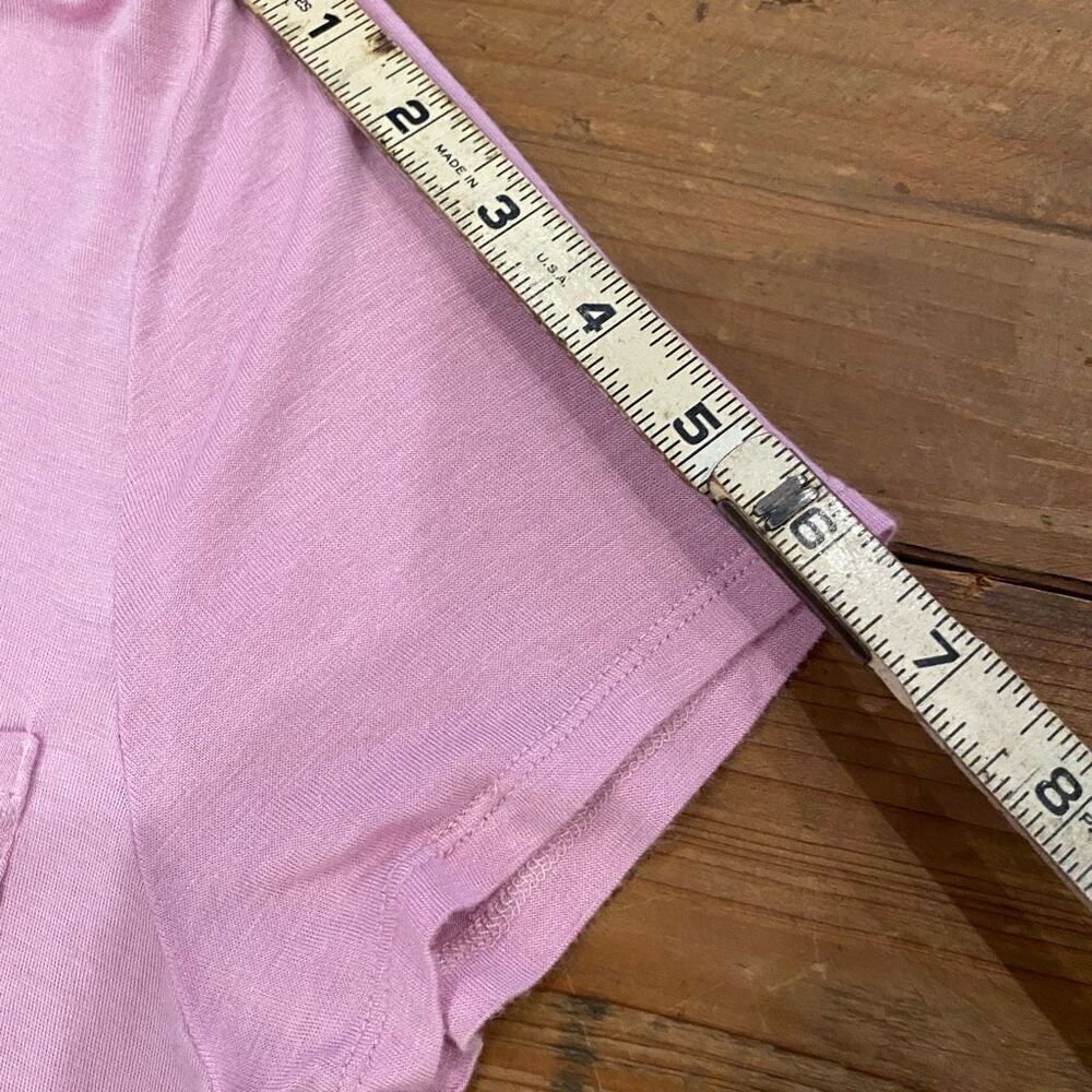 Active Basic Loose Fit Tee Pink Short Sleeve Size Medium - Picture 6 of 9